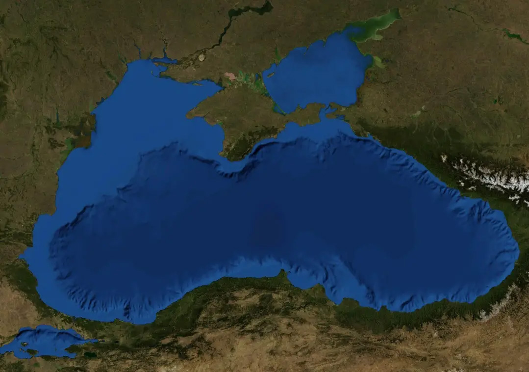 Marea Neagră — imagine satelitară